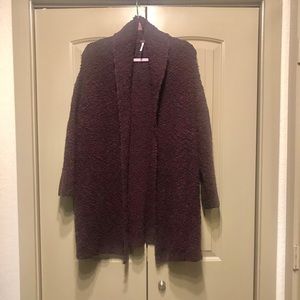 Free People Chunky Knit Oversized Cardigan